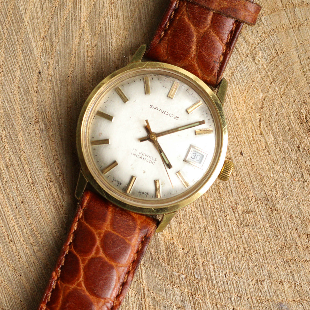 Bracelet Montre Sandoz Acier 18 Mm - Occasion