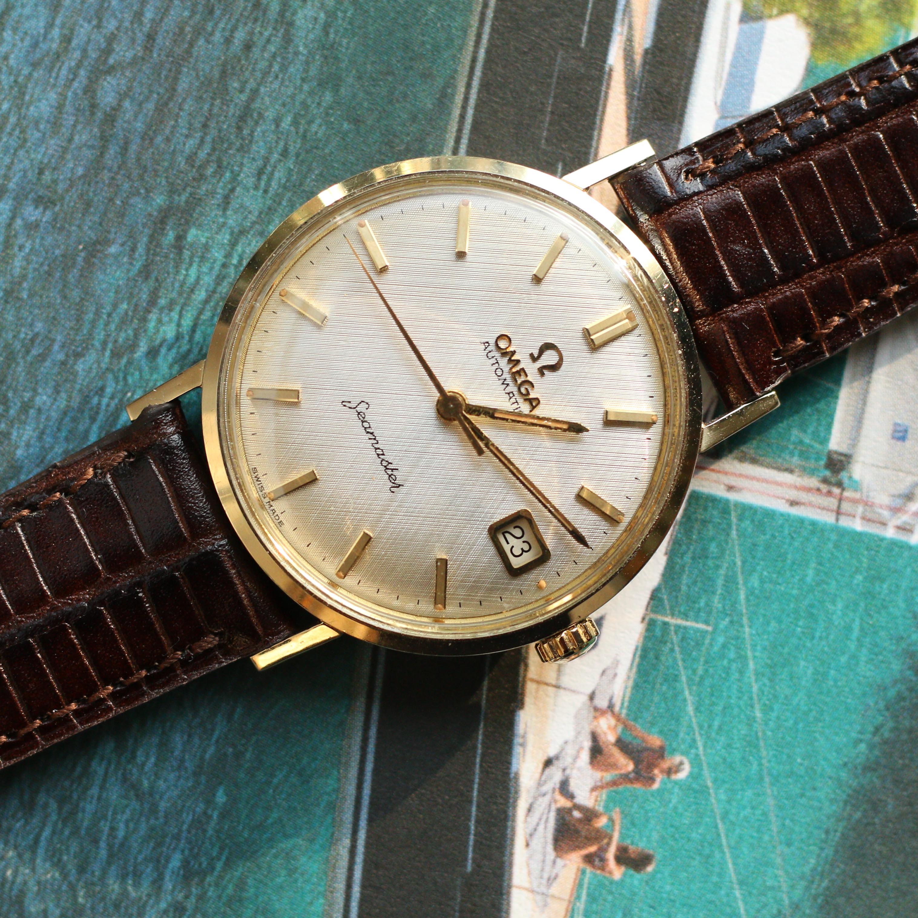 Omega Seamaster cadran lin