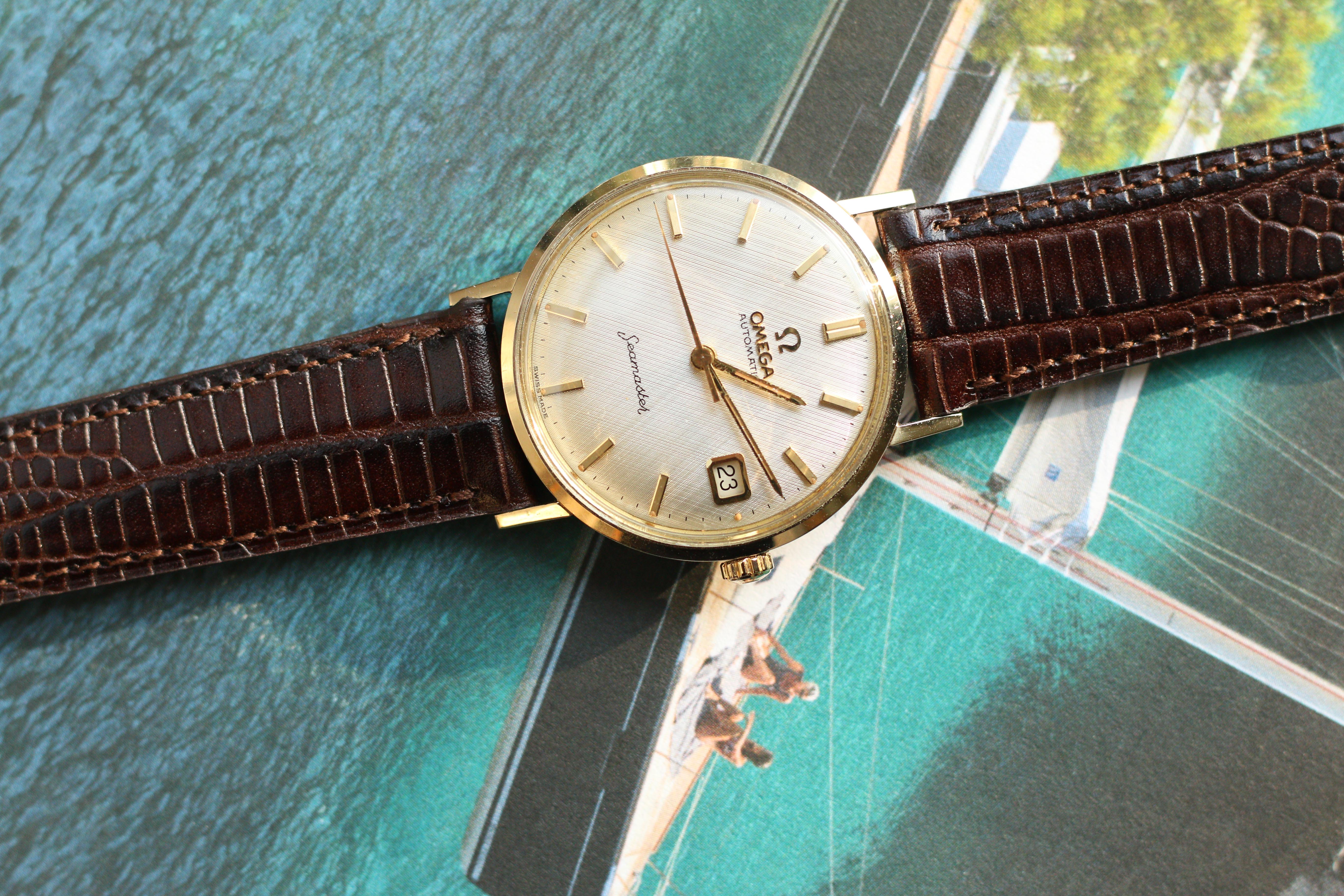 Omega Seamaster cadran lin