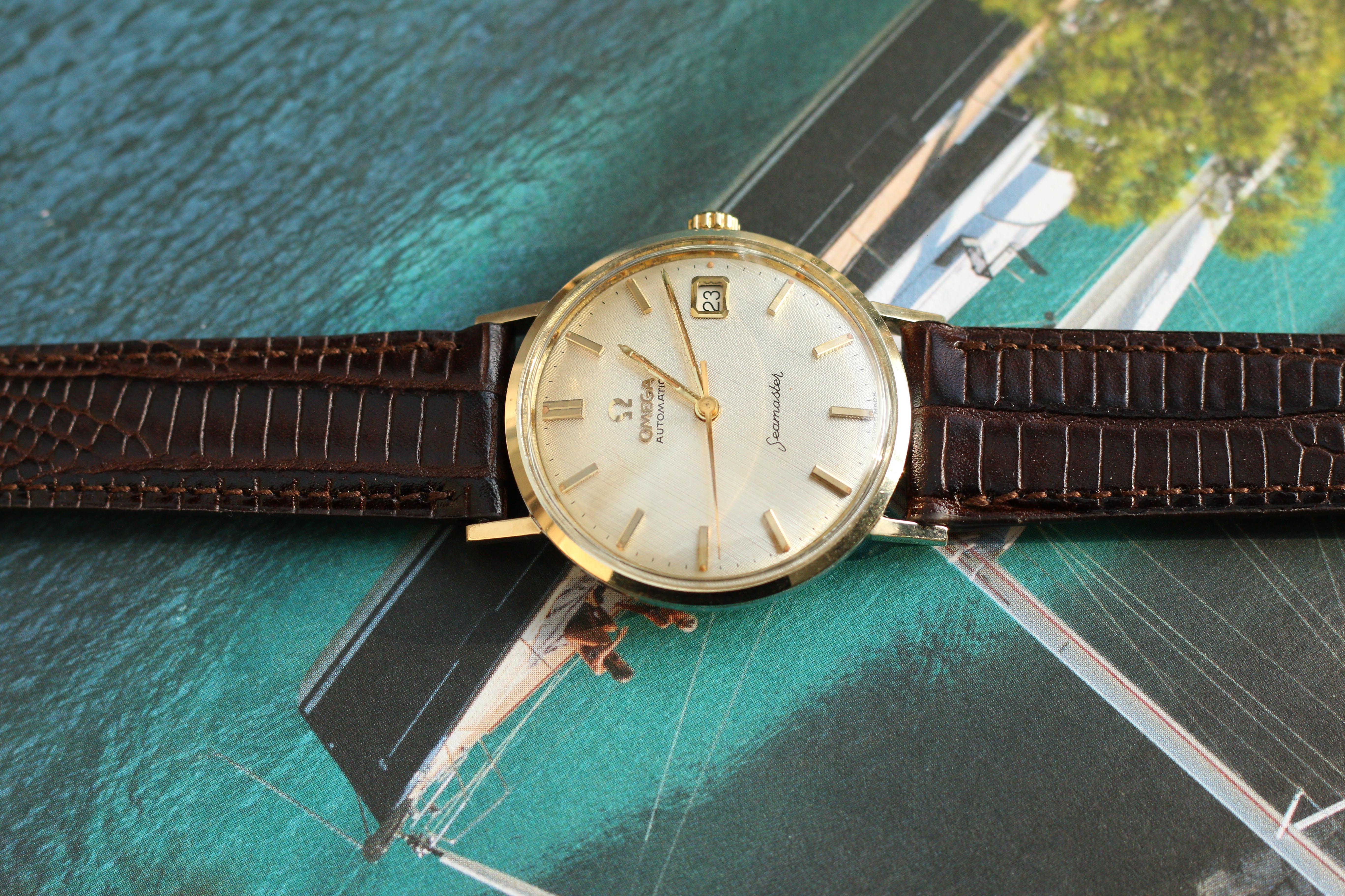 Omega Seamaster cadran lin