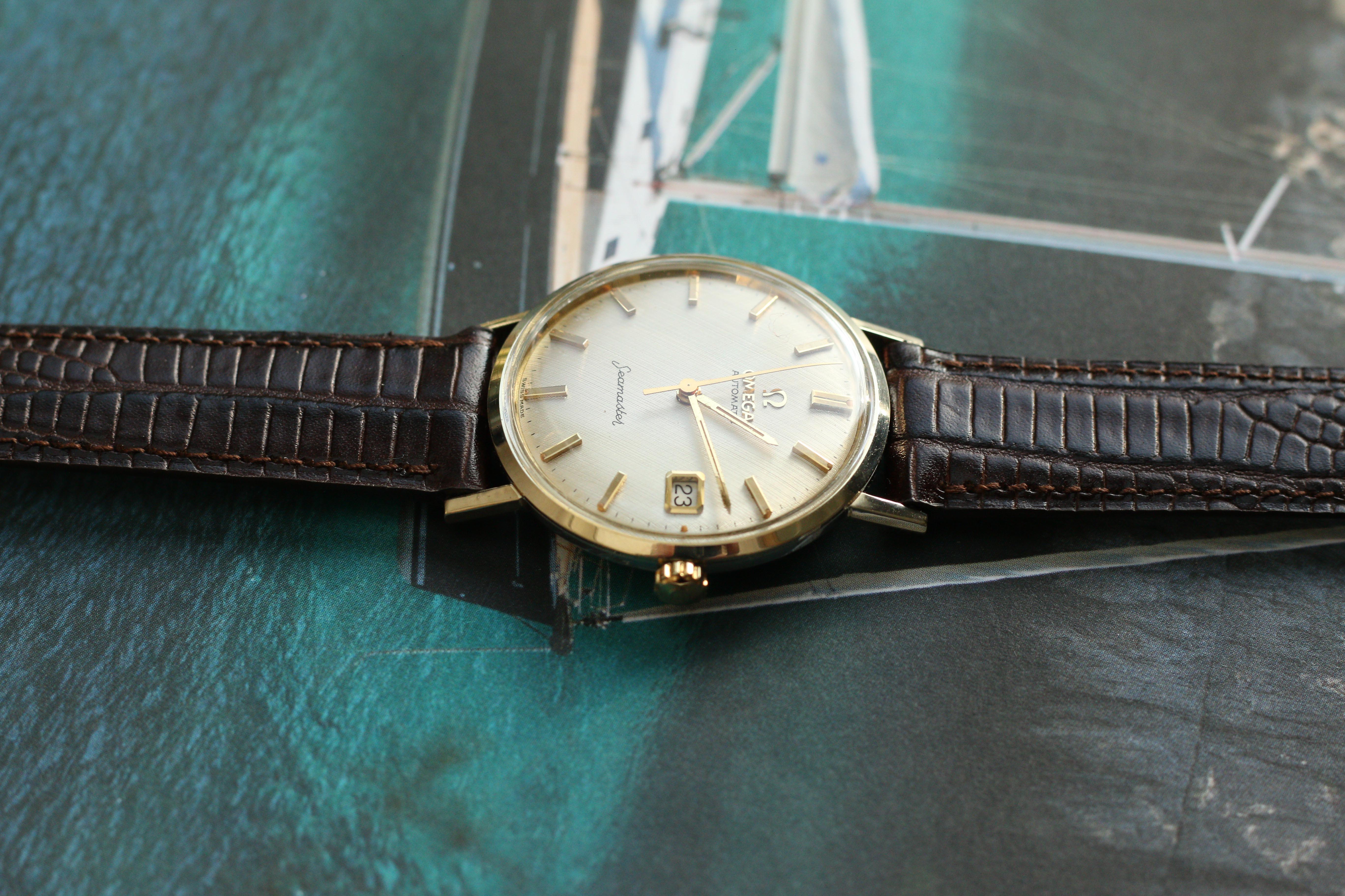 Omega Seamaster cadran lin