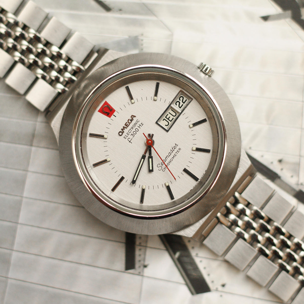 Omega Seamaster Electronic F300Hz – Retour en Vol Omega Seamaster Electronic F300Hz – Retour en Vol
