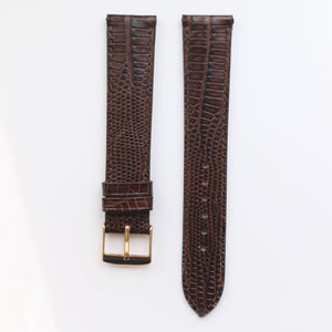 Bracelet Veau façon Téju marron