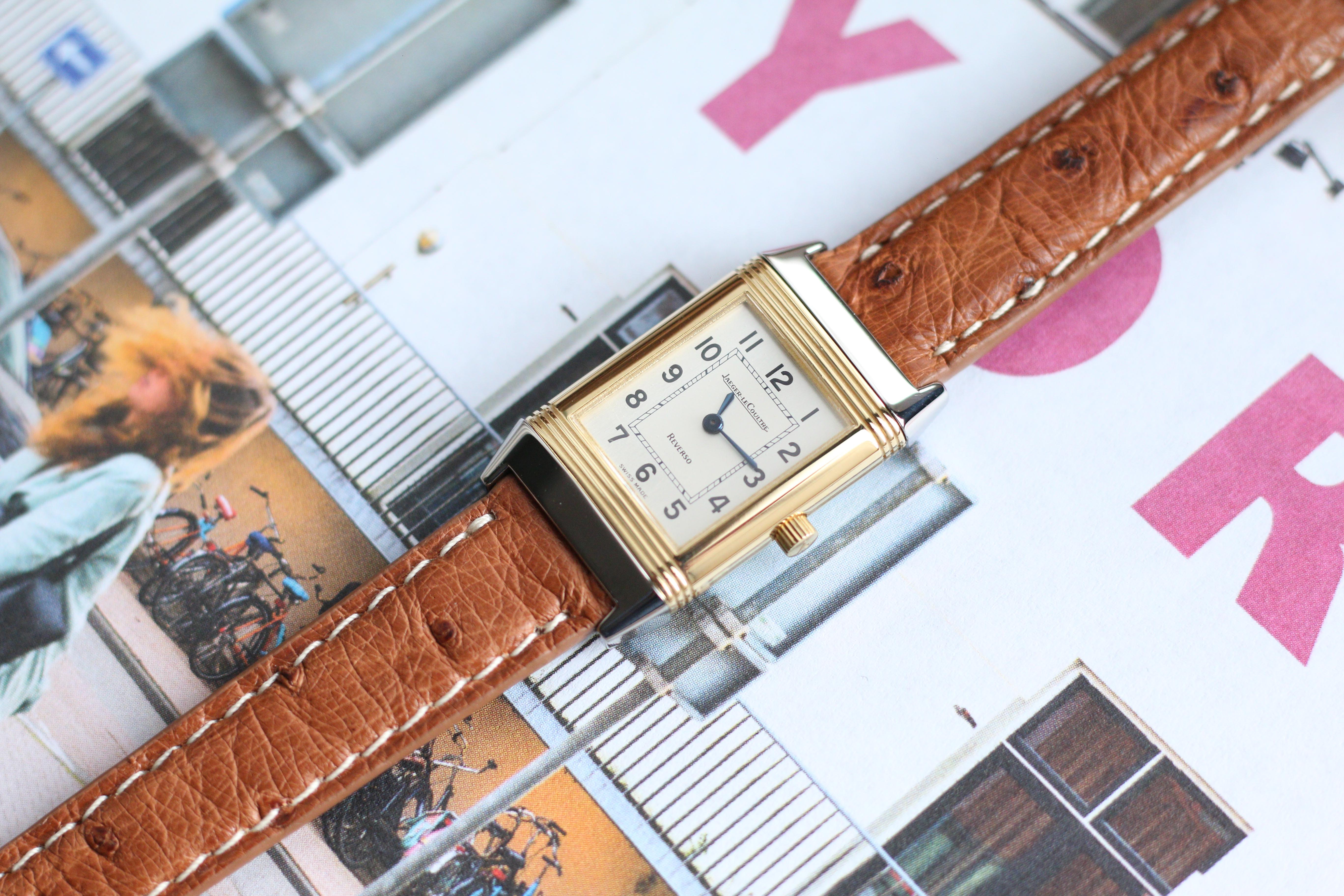 Jaeger-Lecoultre Reverso femme or et acier